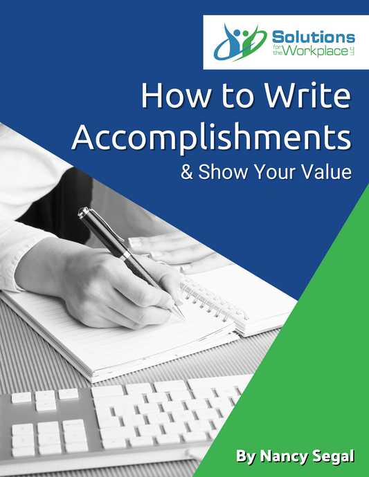 How To Write Accomplishments & Show Your Value