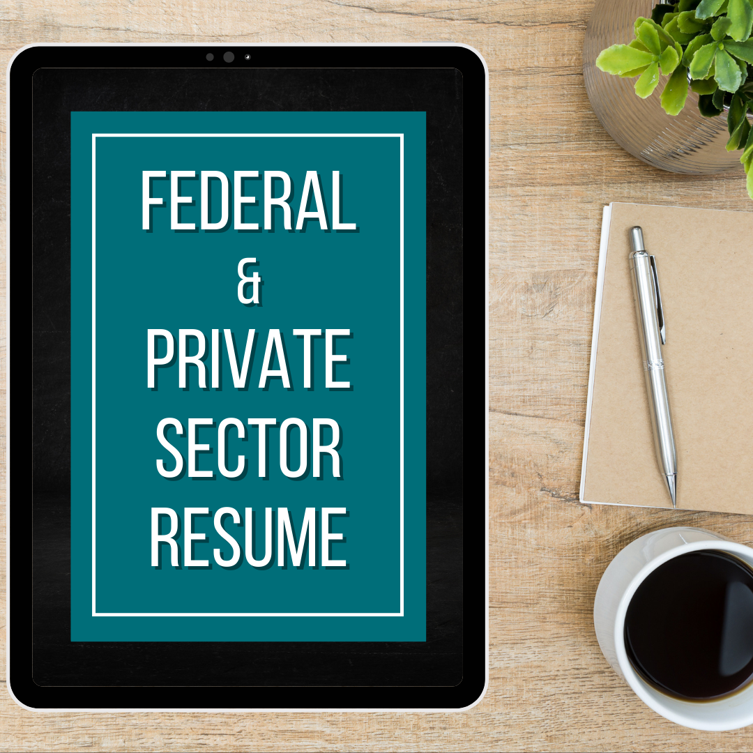 Federal & Private Sector Resume $859