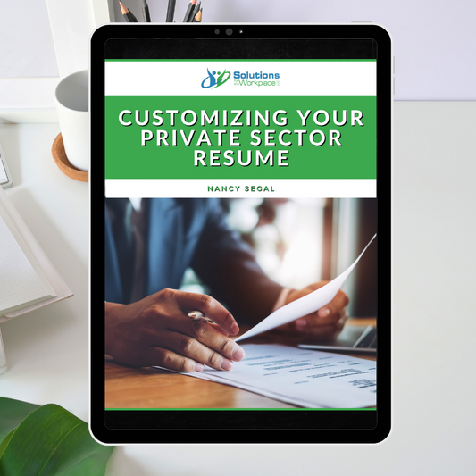 Customizing Your Private Sector Resume