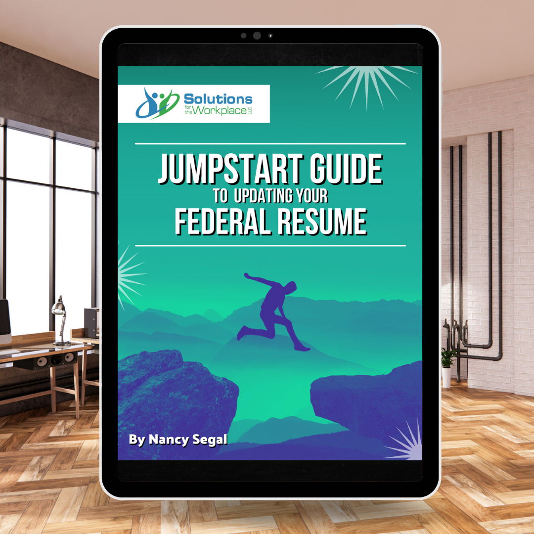 Jumpstart Guide To Updating Your Federal Resume